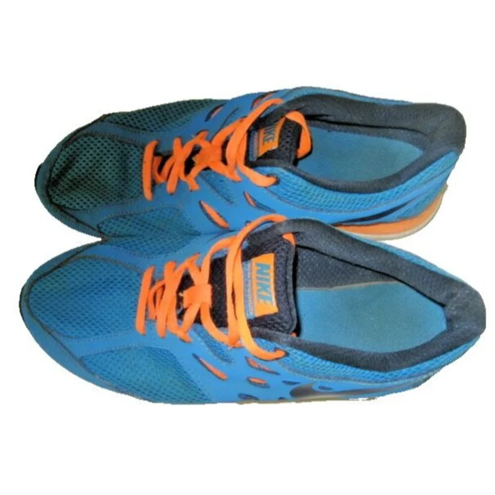 Womens Nike Mesh Toe Dual Fusionlite Teal Athletic Running Shoes sz 7Y